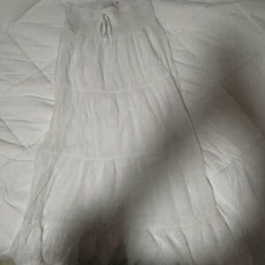 American Threads White Maxi Skirt